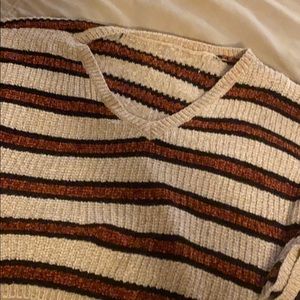 Muti Colored Cropped Sweater